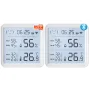 Smart Wireless Temperature Humidity Sensor with Advanced Bluetooth/WiFi Technology Adjustable Modes Low Power Consumption Ideal for Remote Home Monitoring and Smart Home Automation