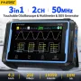 FNIRSI 2C53P Dokunmatik Ekran 3'ü 1 arada 2CH 50MHz Osiloskop 250Ms/S Sinyal Jeneratörü Taşınabilir Dijital Osiloskop Multimetre 19999 Sayım