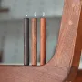 10PCS 8/10/12mm Diameter Round Rod Bar 100mm Long Round Log Tenon Rod Dowel Rosewood Red Sandalwood Woodworking DIY Craft Joinery