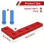 Small Square Center Finder Tool Compact 50x100mm Aluminum Alloy Mini Square Ruler Precise 90° Marking Center Finder