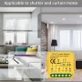 Tuya Wifi/Zigbee Smart Curtain Module Alexa Google Home Assistant Compatible with Remote App Control Timer Schedule Sharing Function Ideal for Smart Home Automation