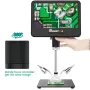 AD210 10\ Digital Microscope 5X-260X Magnification Adjustable LCD for PCB/SMD 1080P Soldering Microscopio