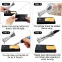 220V 60W 200℃-450 ℃ Plastic and Aluminum Alloy Adjustable Temperature Welding Iron Set