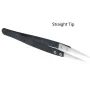 Ceramic Reverse Tweezers Non Conductive Anti-Static Heat Resistant Tweezers Big Curved/Straight Tweeze
