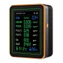 ZN-MT22 12-in-1 Air Quality Monitor AQI CO2 CO Formaldehyde TVOC PM2.5 PM10 Temperature Humidity TFT Screen 1200mAh Battery High-Precision Sensors