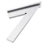 150x100mm 45 Degree DIN875-2 Angle Corner Square Ruler Wide Base Gauge Woodworking Tool