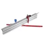 Suitable for Dewalt Miter Gauge System 450mm 0-90 Degree Angle with 600/800mm Aluminum Alloy Fence and Stop Sawing Assembly Ruler for Table Saw Router Table Miter Saw