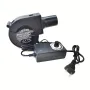 9733 Blower Fan 12V 1.80A High Air Volume Turbine Adjustable Speed Control Compact Design for BBQ Camping Firewood Stove Charcoal Starter Outdoor Cooking Fan
