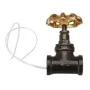 Iron Vintage Steampunk 1/2 Inch Stop Valve Light Switch with Wire