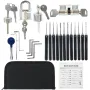 Professional Locksmith Toolkit Reliable Metal Practice Tools Set Ideal for Padlocks DIY Hand Hardware Kit