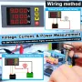 BM730 3in1 Voltage Current Power Meter 4-digit Digital Voltmeter Multifunctional Ammeter with Buzzer Supports Voltage and Current Display Fine Adjustment with Low Voltage Overvoltage and Overcurrent Sound Alarm Function