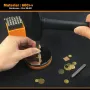 Professional 36Pcs Steel Metal Stamping Tool Set 3/6mm Alloy Steel Number and Letter Punch HRC 58-62 for Jewelry Craft