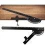 Angle Finder Circular Saw Guide Ruler with Rail & Angle Assist 22.83inch Metal Woodworking Tool for Precise Cutting Slotting