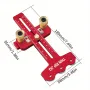 Thin Table Saw Jig Adjustable Aluminum Guide Fits 3/8 x 3/4 U Slot 1/4 x 3/8 T Slot Precision Cutting Laser Engraved Scales 3 Pulley Design