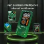 BSIDE V30 Digital Multimeter Infrared Thermometer Measures AC/DC Voltage Current Resistance Capacitance Frequency Dual Power Options Flashlight V~Alert 4:1 Object Distance Ratio