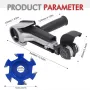 Angle Grinder Conversion Head Sculpting Carving Machine Adapter ABS Alloy Steel Compatible with Model 100 115 125 Grinders Includes M10 M14 Thread Protective Guard and Handle