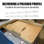 2PCS Table Saw Crosscut Sled Miter Bars with Pre-drilled Holes 3/4\ x 3/8\ x 17\ Precise Woodworking Cuts Easy Installation