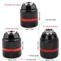 13mm Threaded Keyless Metal Drill Chuck, Hex Shank/SDS/Square Quick Grip Adapter, Chuck for Drill Bit Screwdriver Tap&Sockets