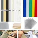 120-Piece Plastic Welding Kit with TPO PP ABS PC TPU PE Rods and Repair Mesh - Durable Versatile and Easy-to-Use Plastic Repair Tool Set for DIY Enthusiasts and Professionals