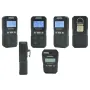 Multi-Gas Detector Alarm Light Portable Gas Detector with H2S O2 CO and Combustible Gas Detection Audible Visual Vibration Alerts High Precision Rechargeable Battery Suitable for Industrial Applications
