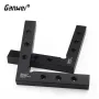 GANWEI 120x120mm Carpenter Square Ruler 90 Degree Right Angle Ruler Alluminum Alloy L Ruler Woodworking Measuring