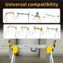 Miter Saw Mounting Brackets Compatible with DEWALT DW723 DWX723 DWX724 DWX725B and DWX725 Stands (DW7231)