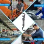 Versatile Combination Wrench Multi-Function Spanner Premium Carbon Steel Construction Compact Portable Maintenance Tool 12.3 Inches