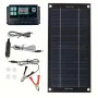 High Efficiency 600W Solar Panel Charger Monocrystalline Silicon Portable Kit 100A Charge Controller Extension Cable Battery Clip for RV Outdoor Camping Green Energy