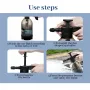 2L Foam Watering Can Transparent HDPE Air Pressure Pump Sprayer 1:50 Ratio Car Wash and Garden Use