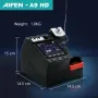 AIFEN A9HD Soldering Iron Station 180W Intelligent Control 2.8 Inch LCD Screen Adjustable Temperature 200°C to 450°C Compatible with C245 Soldering Tips Professional Welding Equipment