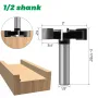 1/2 Inch 12mm Shank CNC Spoilboard Surfacing Router Bit 4 Wings Slab Flattening Router Bit Planing Bit Wood Planing Bit