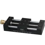 75mm 120mm Travel Displacement Platform Precision Linear Stage Aluminum Alloy High Load Capacity Laser Engraved Scale Lab Industrial Equipment