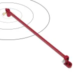 320mm/550mm/12inch Woodworking Scribing Gauge Center Finder Ruler Lengthening Aluminum Alloy Scribing Circle Ruler Woodworking Compass For Woodturners Bowls Lathe Work