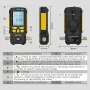 AUTOOL LM100 Vacuum Pressure Test Tool Digital Manifold Gauge High Precision Sensor Air Conditioning Leak Tester Refrigeration System LCD Screen Vacuum Probe