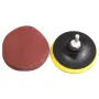 10pcs 4 Inch 1000 Grit Sandpaper with Backer Pad and Drill Adapter