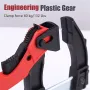 Heavy Duty Quick Ratchet F Clamp 100-300mm Clamping Range Quick-Grip 120 Degrees Adjustable 60KG/132 lbs Force Clamp for Woodworking Carpentry Metalworking
