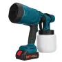 MUSTOOL 1300W 25000RPM Sladdlös Färgspruta Sprutpistoler med Munstycken 800ML Burk