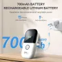 Medidor EMF atualizado NOYAFA Sonda de radiação de campo eletromagnético recarregável com display LCD de alta precisão para caça fantasma em casa e escritório Sinais WiFi 5G Bateria de 700mAh
