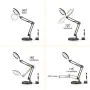 Lampada di ingrandimento a 5 LED con 64 luci a LED, testa della lampada regolabile, ideale per lettura, artigianato e saldatura, strumento versatile di illuminazione e ingrandimento.