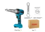 Drillpro 720W Brushless Electric Rivet Gun High Power Cordless Tool with 2000RPM Speed 588N.M Torque Suitable for 2.4~5.0mm Rivets Compatible with Mak 18V Battery Powerful Efficient Versatile