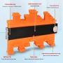 5\/10\ Contour Gauge Copying Type Taking Device Woodworking Multifunctional Encrypted Arc Measuring Ruler