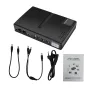 Mini UPS Uninterruptible Power Supply 10400mAh Battery Backup 5V 9V 12V for Router Monitor Camera High Capacity Portable Power Bank with Multiple Voltage Outputs