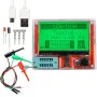 LCR-T10H Transistör Test Cihazı Multimetre TFT Ekran Otomatik Ölçüm 3.7V Lityum Pil 25pF-100mF 0.01Ω-50MΩ 80x60x20mm