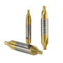 6PCS 1.0-5.0mm High-Speed Steel Center Drill Bits Set 60-Degree Countersink Lathe Metalworking Tools