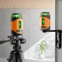 CIGMAN CM-505 Laser Level 360° Green Self-Leveling Cross Line 100Ft Rechargeable Battery Pulse Mode Includes Tripod Magnetic Mount and Carry Pouch