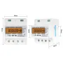 Smart Energy Meter WiFi Remote Control Single Phase AC 220V 100A kWh Consumption Monitoring Voltage Current Wattmeter DIN Rail