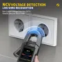 FNIRSI DMC-100 DC AC 600A Current Clamp Meter 10000 Counts Digital Multimeter USB Charger Amperimetric Clamp Electrician Tools