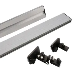 ENJOYWOOD 450-1220mm Ferăstrău de masă Masă Router Gard T-Track 30 Tip / 45 Tip Gard Burghiu Presă Gard de masă pentru proiecte de prelucrare a lemnului DIY