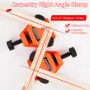 Woodworking Corner Clamp 90 Degree Right Angle Clamp Adjustable Spring Loaded Woodworking Clamp Frame Cabinet Woodworking Tools