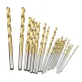 60PCS 1/1.5/2/2.5/3/3.5mm High Speed Steel Twist Drill Bit Professional Titanium Coated Drill Bit Tools Quality Power Tools